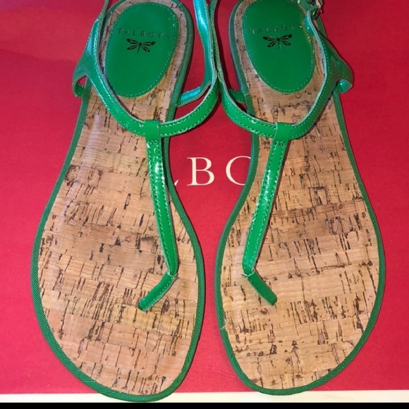 ISO Talbots Green Sandals - Picture 2 of 3